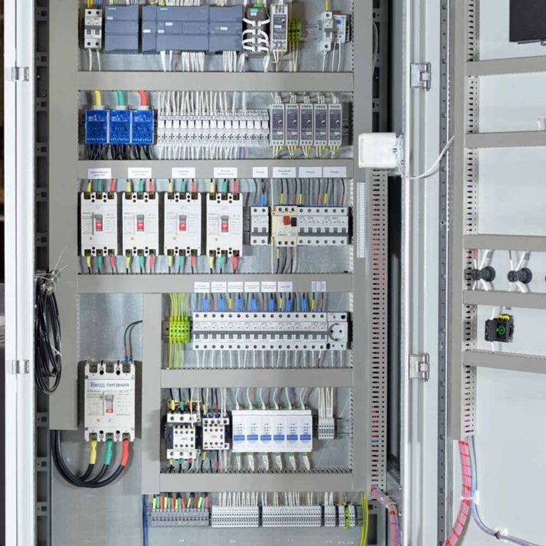 Modern electrical panel upgraded by Going Green Contracting in Loveland, CO
