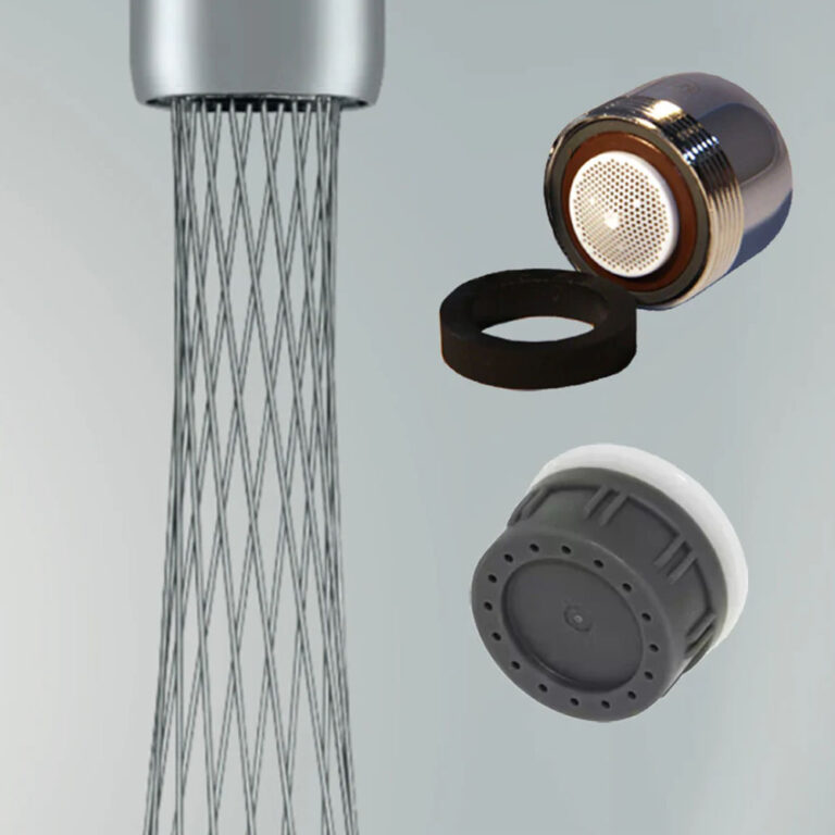 Dual low flow shower head with rainfall and handheld features in a Colorado bathroom